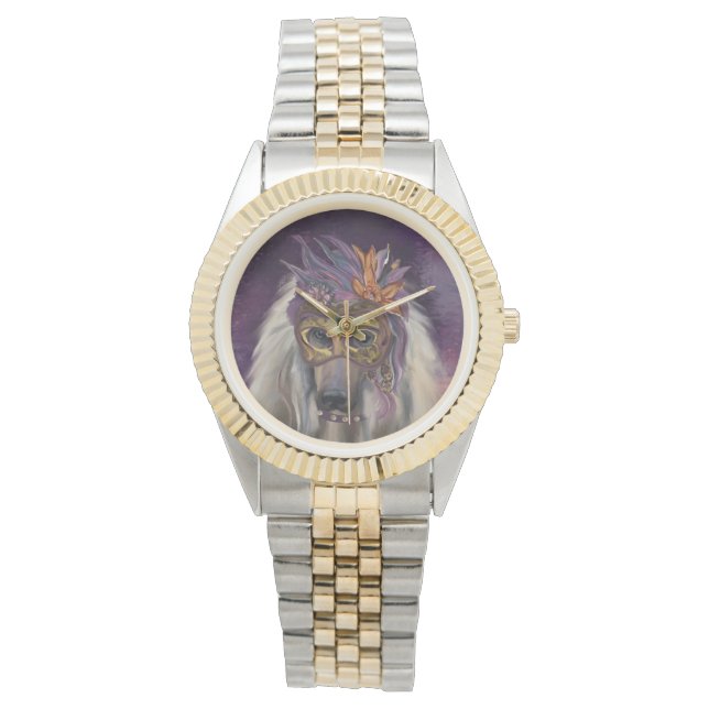 RELOJ DE PULSERA AFGHAN HOUND (Anverso)