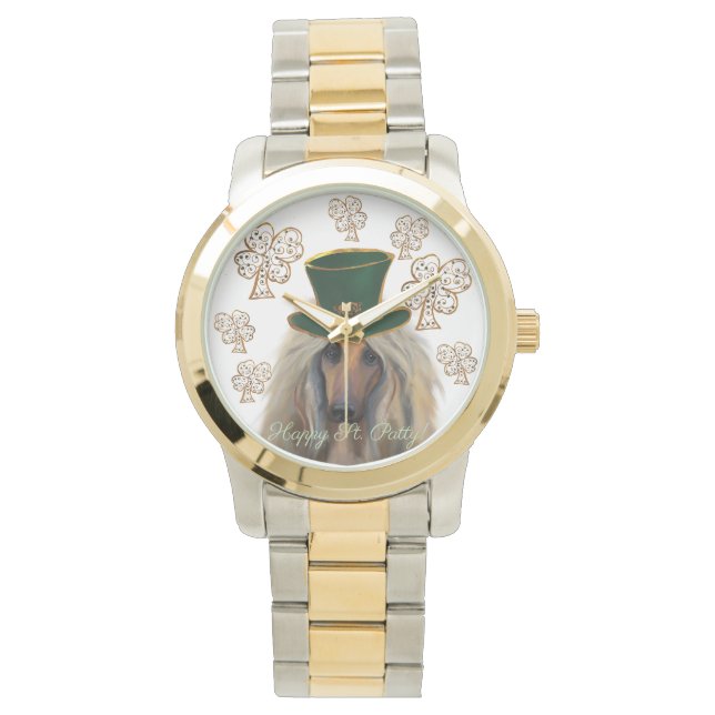 RELOJ DE PULSERA AFGHAN HOUND (Anverso)