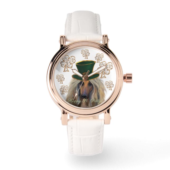 RELOJ DE PULSERA AFGHAN HOUND (Anverso)