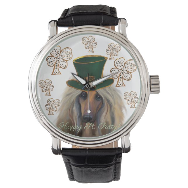 RELOJ DE PULSERA AFGHAN HOUND (Anverso)