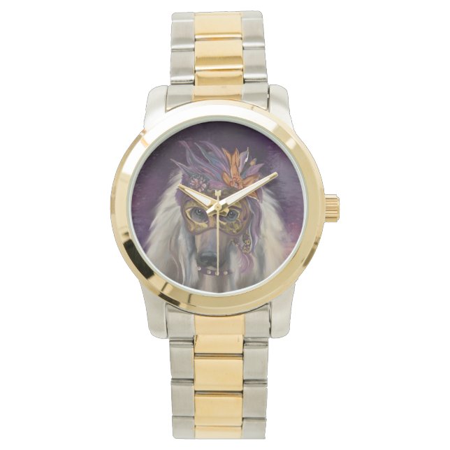 RELOJ DE PULSERA AFGHAN HOUND (Anverso)