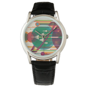 Reloj De Pulsera Afiche de viaje en el espacio retro - Grand Tour d