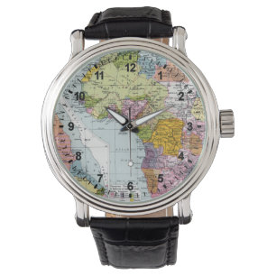 RELOJ DE PULSERA ÁFRICA DIVIDIDA, 1914