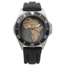 Africa Watch (mapa de madera)