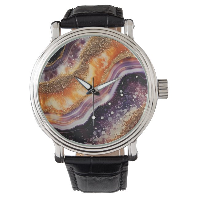 Reloj De Pulsera Agate Art Watch (Anverso)