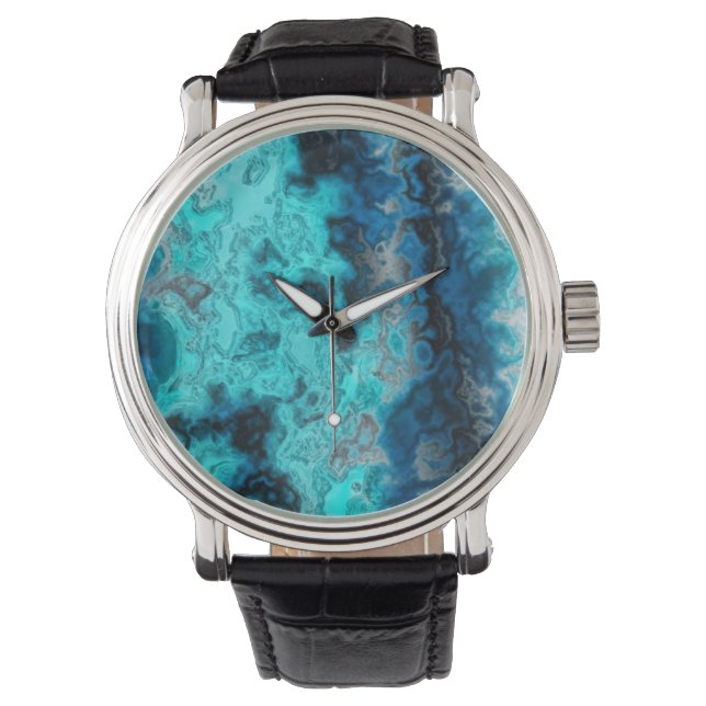 Reloj De Pulsera Agato azul (Anverso)