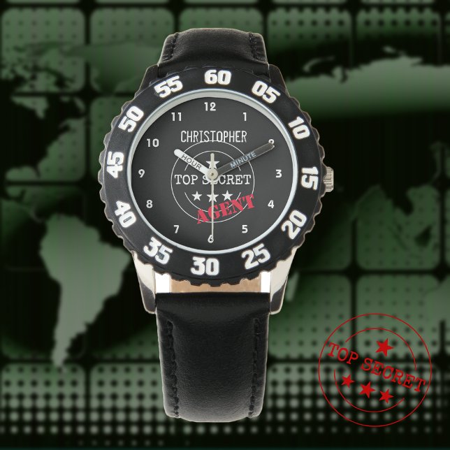 Reloj De Pulsera Agente secreto personalizado (Subido por el creador)