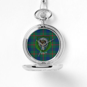 Reloj De Pulsera Agnew Scottish Clan Tartán y Escudo