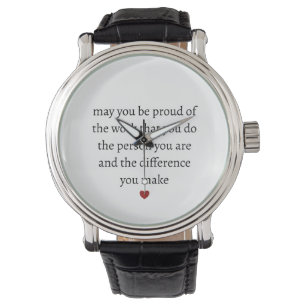 Reloj De Pulsera Agradecimiento a enfermera maestra madre orgulloso