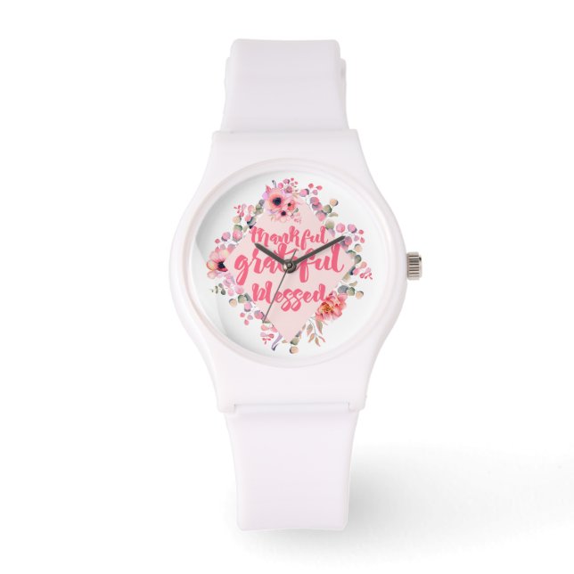 Reloj De Pulsera Agradecimiento de agradecimiento (Anverso)