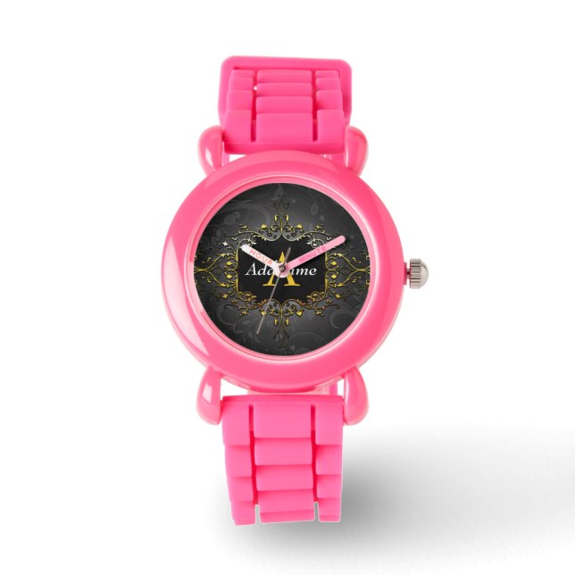 Reloj De Pulsera Agrega tu nombre e inicial (Anverso)