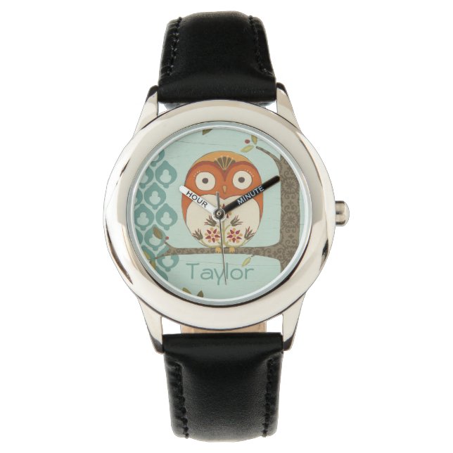 Reloj De Pulsera Agrega tu nombre | Selva Whimsy I (Anverso)