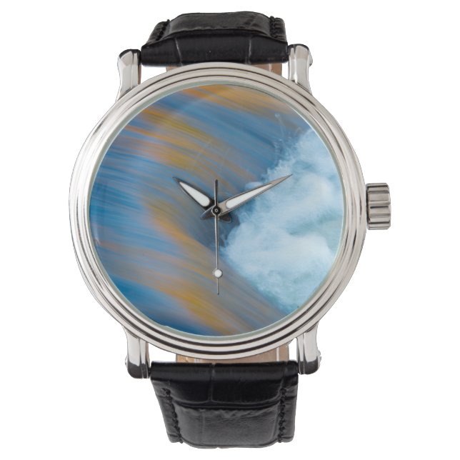 Reloj De Pulsera Agua azul abstracta, Canadá (Anverso)