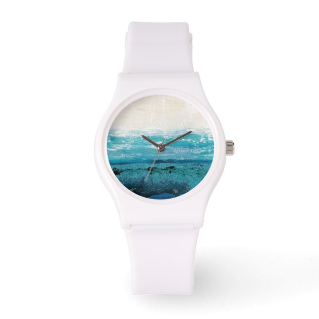 Reloj De Pulsera Agua azul de zafiro (Anverso)
