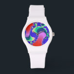 RELOJ DE PULSERA AGUA DULCE<br><div class="desc">Un diseño de agua abstracta de bonito que gira en torno a las aguas del río.</div>