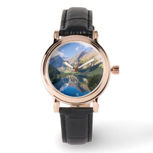 Reloj De Pulsera Agua Lago Alpsee Suiza
