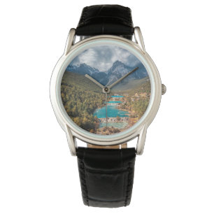Reloj De Pulsera Agua Lago Blue Moon, China
