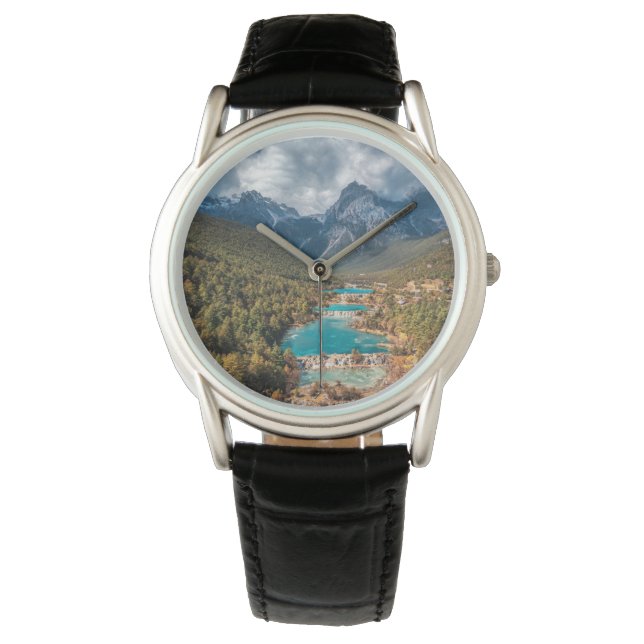 Reloj De Pulsera Agua | Lago Blue Moon, China (Anverso)