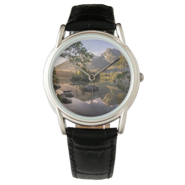 Reloj De Pulsera Agua | Lago Hintersee Berchtesgaden Alemania (Anverso)