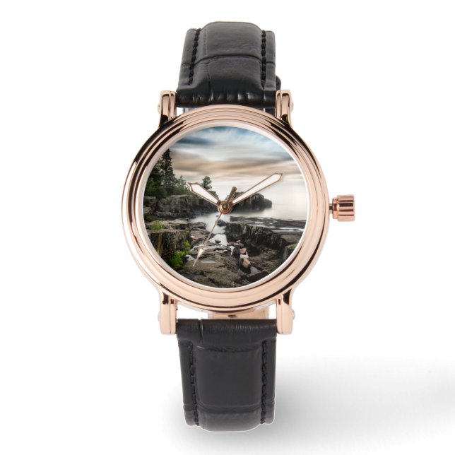 Reloj De Pulsera Agua | Lago Superior Gran Marais, Minnesota (Anverso)