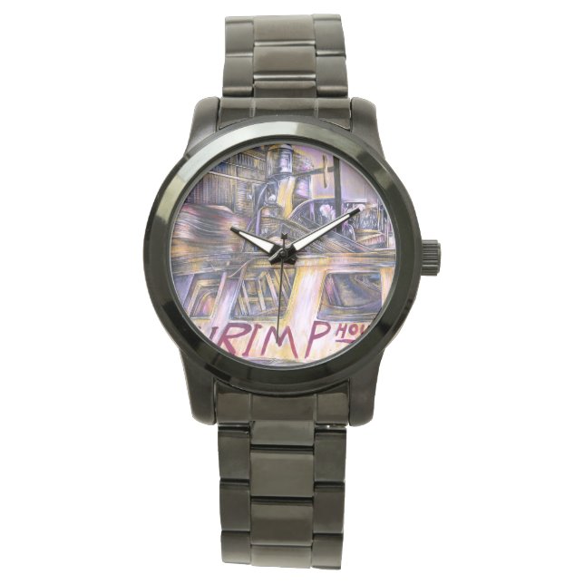 Reloj De Pulsera Agua.Nacida Misterio Carne, Israel (Anverso)