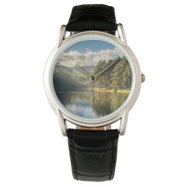 Reloj De Pulsera Agua | Pang Oung Lake & Pine Forest Tailandia (Anverso)