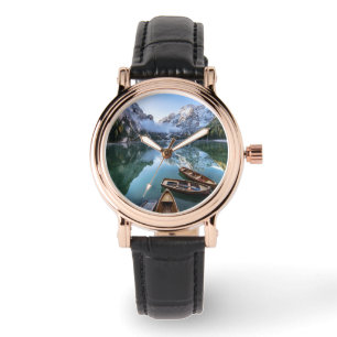 Reloj De Pulsera Agua Pragser Wildsee Dolomitas Italia
