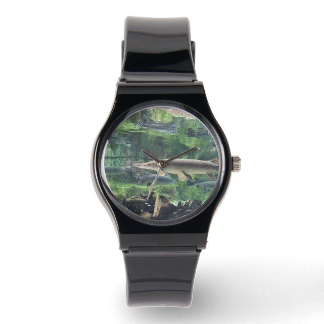 Reloj De Pulsera Agua transparente para los peces (Anverso)