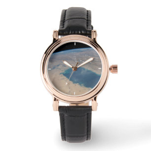 Reloj De Pulsera Aguas Azul Tropicales Del Golfo Pérsico.
