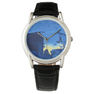 Reloj De Pulsera Aguas azules profundas, trincheras submarinas acen