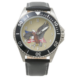 Reloj De Pulsera Águila americana con cruz