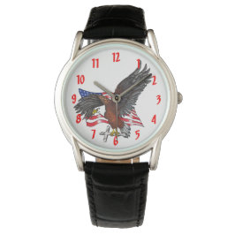 Reloj De Pulsera Águila americana con cruz