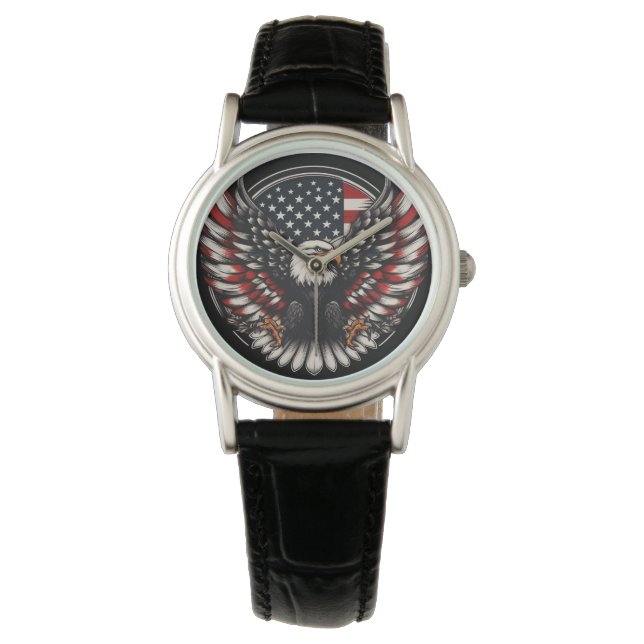 Reloj De Pulsera Águila Americana por Rp (Anverso)