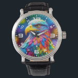 Reloj De Pulsera Águila calva de color arcoiris-654568<br><div class="desc">Águila calva de color arcoiris-654568</div>