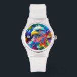 Reloj De Pulsera Águila calva de color arcoiris-654568<br><div class="desc">Águila calva de color arcoiris-654568</div>