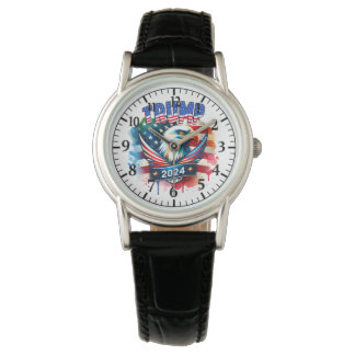 Reloj De Pulsera Águila de la bandera estadounidense 2024 Trump