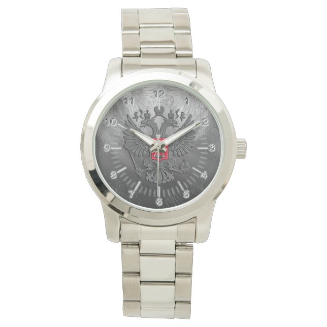 Reloj De Pulsera Águila doble rusa (Anverso)