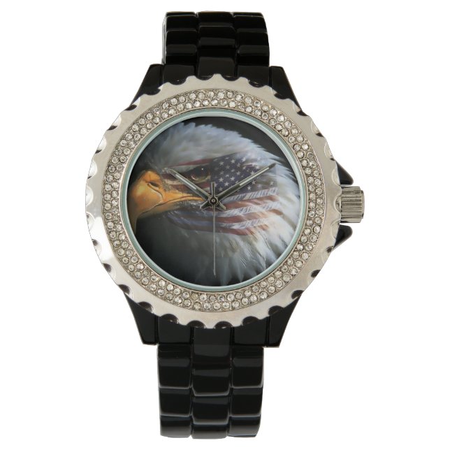 Reloj De Pulsera Águila patriótica (Anverso)