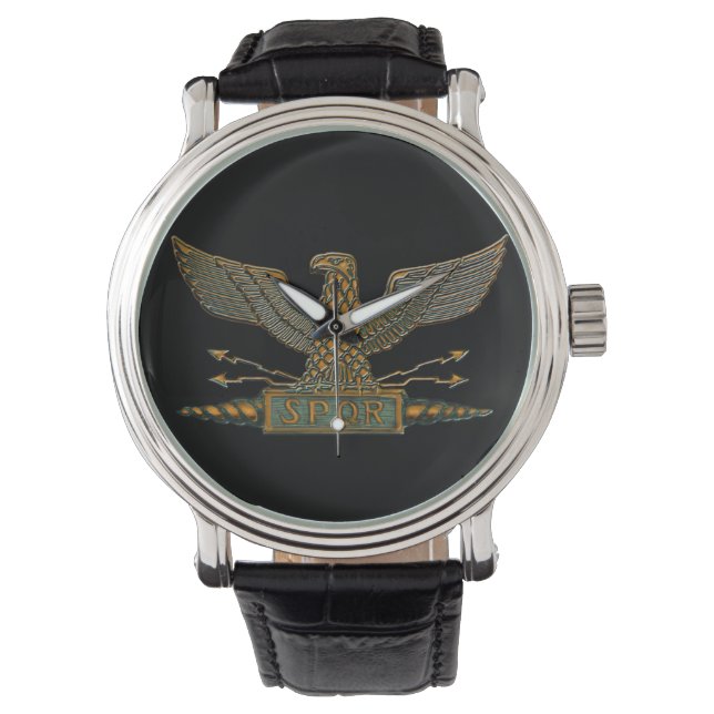 Reloj De Pulsera Águila Romana de Cobre (Anverso)