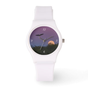Reloj De Pulsera Águila Superluna Rosa