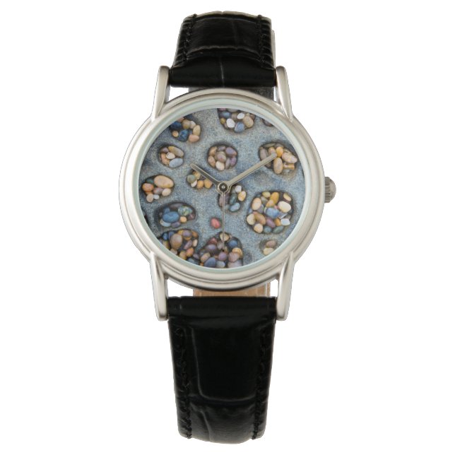 Reloj De Pulsera Agujeros llenos de guijarros, CA (Anverso)