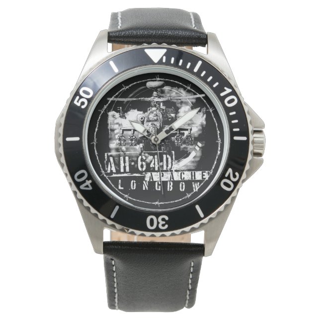 Reloj De Pulsera AH-64D Apache Longbow (Anverso)