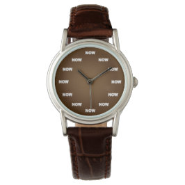 Reloj De Pulsera "AHORA" Watch (Brown)