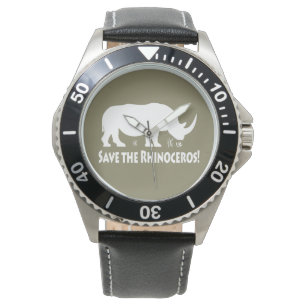 Reloj De Pulsera Ahorre el rinoceronte