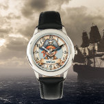 Reloj De Pulsera Ahoy Time! Pirate Adventure Watch<br><div class="desc">Time to set sail with our 'Ahoy Time! Pirate Adventure Watch'! Designed for kids who love the pirate life, this watch features a friendly pirate with an eye patch and a charismatic smile. Encircled by an old-fashioned clock face with a skull and crossbones at the top, this watch is perfect...</div>