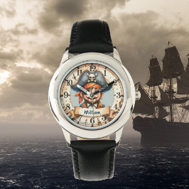 Reloj De Pulsera Ahoy Time! Pirate Adventure Watch