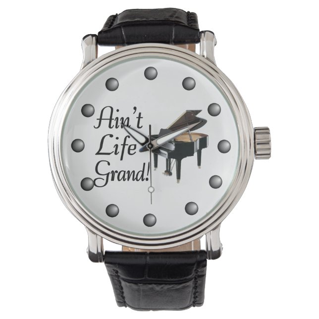 Reloj De Pulsera Ain t Life Grand Piano (Anverso)