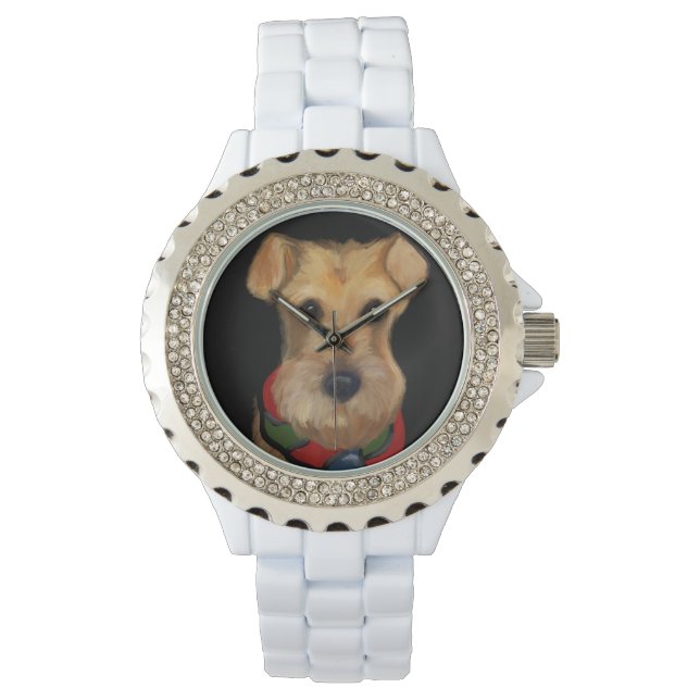 Reloj De Pulsera Airedale Terrier (Anverso)