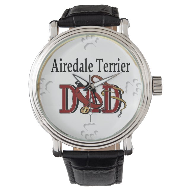 Reloj De Pulsera Airedale Terrier (Anverso)