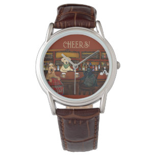 RELOJ DE PULSERA AIREDALE TERRIER & AMIGOS
